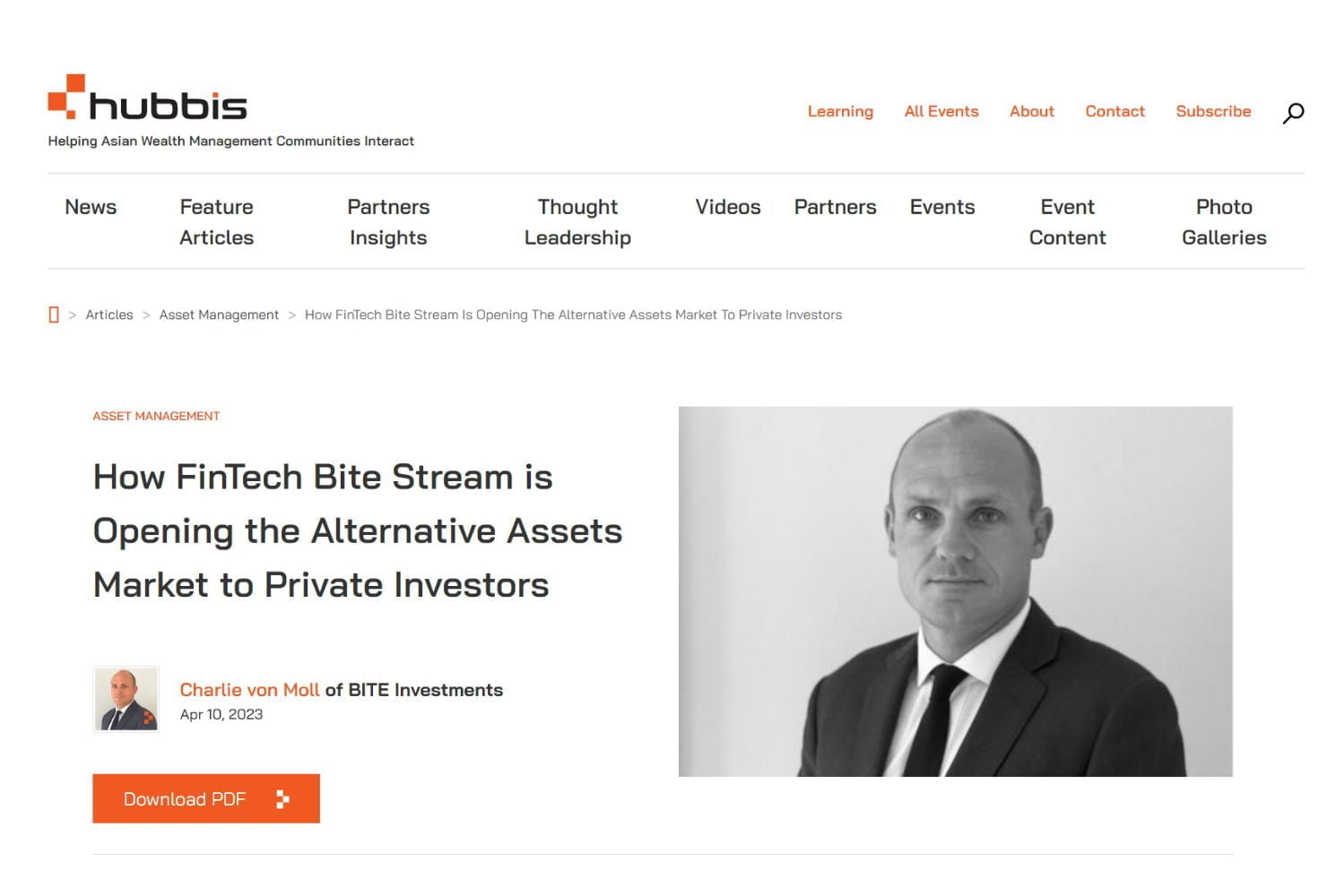 How FinTech Bite Stream Is Opening the Alternative Assets Market to Private Investors