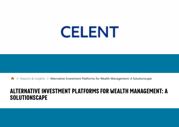 Bite Investments has been featured in Celent’s “Alternative Investment Platforms for Wealth Management: A Solutionscape” report, profiling 22 platforms that are transforming how wealth managers, family offices, and HNW investors navigate the alternative investment lifecycle, from discovery and subscriptions to post-investment operations.